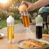 100ML Press Oil Sprayer Plastic Cooking Oil Dispenser Portable Down-Spray Oil Bottle  Salad Making