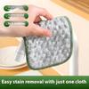2Pcs Double-Side Reusable Washcloth Wiping Rag Steel Wire Washin Cloth Microfiber Dishcloth Non-Stick Oil Kitchen Cleaning Cloth