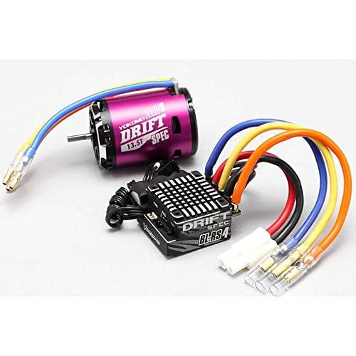 

YOKOMO BL-R4135DP/BL-RS4D Drift Spec Brushless Drift Kit with ZERO-S 13.5T Purple Brushless Motor Combo Set
