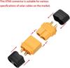 XT60H (XT60 Upgrade) Connectors, XT60H Male Female Bullet Connectors Plugs with Sheath for Lithium Battery RC Planes Car