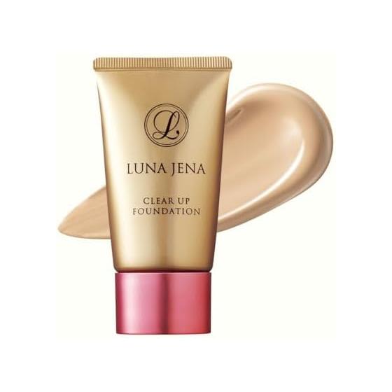 Luna Jena Clear Up Foundation 30g Unscented Glowing Skin Serum Cream No Primer Required Tone Up Foundation Made In Japan Shining Cosmetics Official