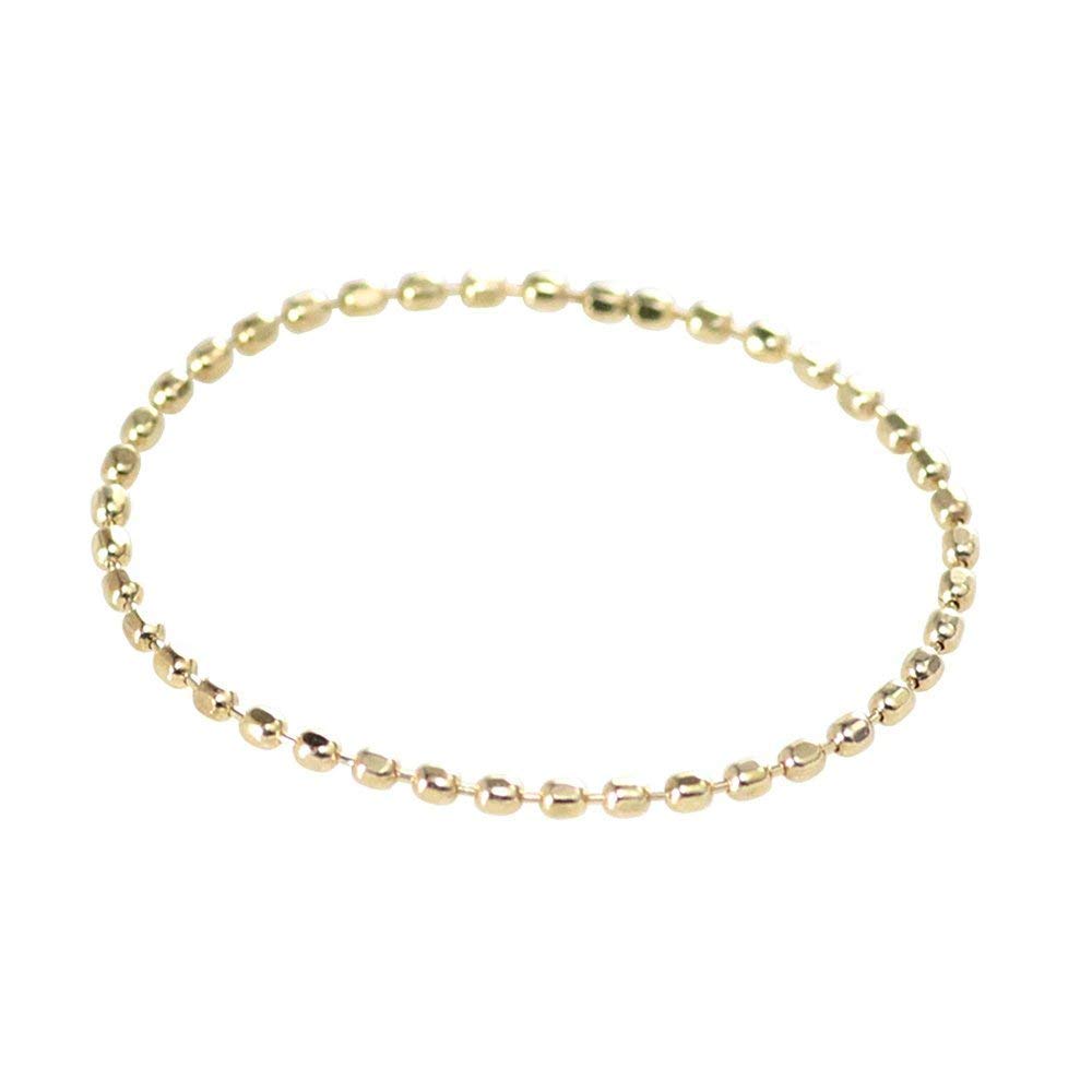 

Жовте золото K10 10K Ланцюжок Кільце Мізинець Кульковий Ланцюжок 13 [Дорогоцінне] Жіноча №... золотий