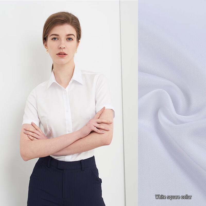 Women s Short-Sleeve Wrinkle-Free Cotton Shirt