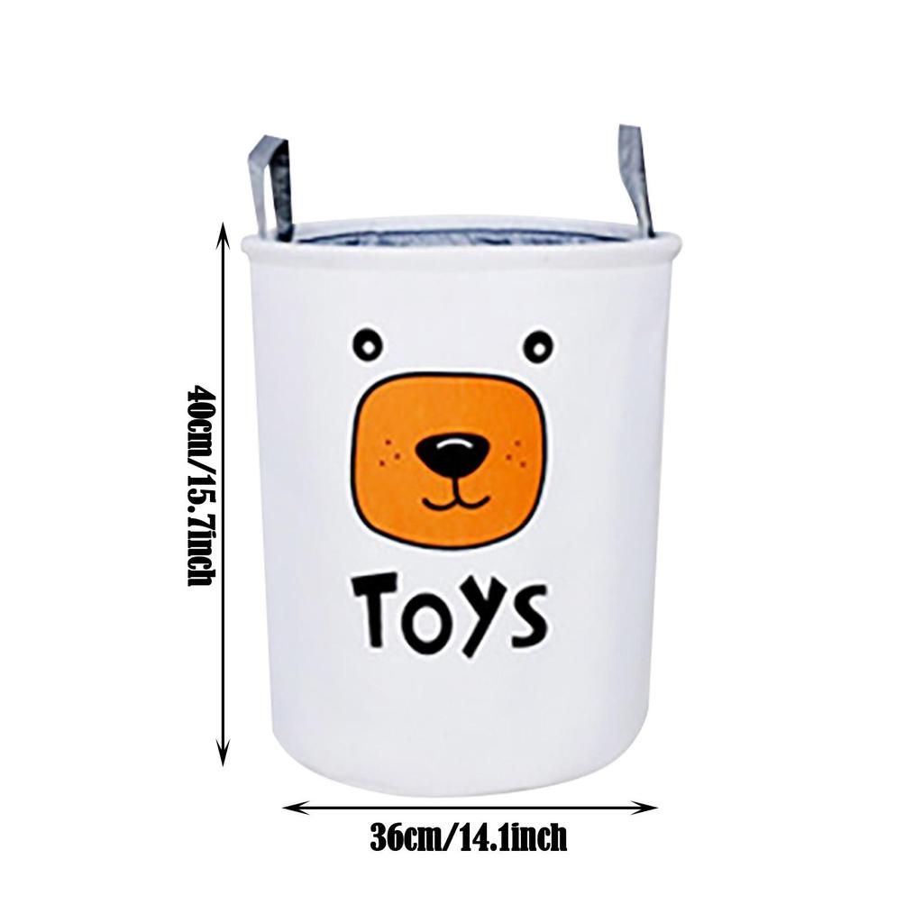 1PC Cotton Folding Water Laundry Basket Toy Storage Basket Storage Bucket