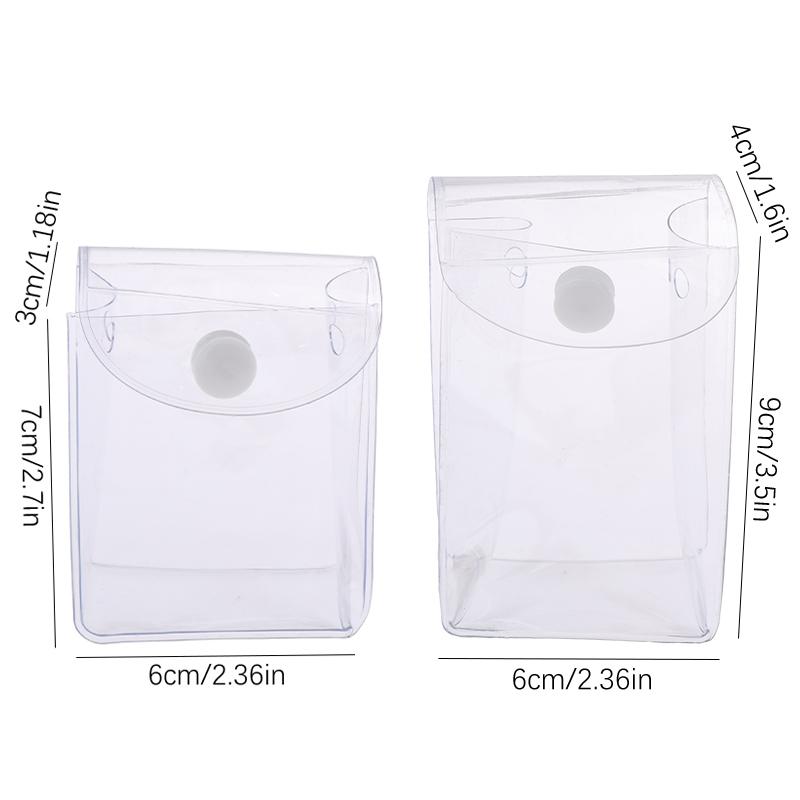 Mini Torba Ekspozycyjna na Lalki Anime Przezroczysta Portmonetka na Monety Wisiorek Kwadratowa Saszetka Organizer Portfel Klucze Szminka Słuchawki Torba do Przechowywania