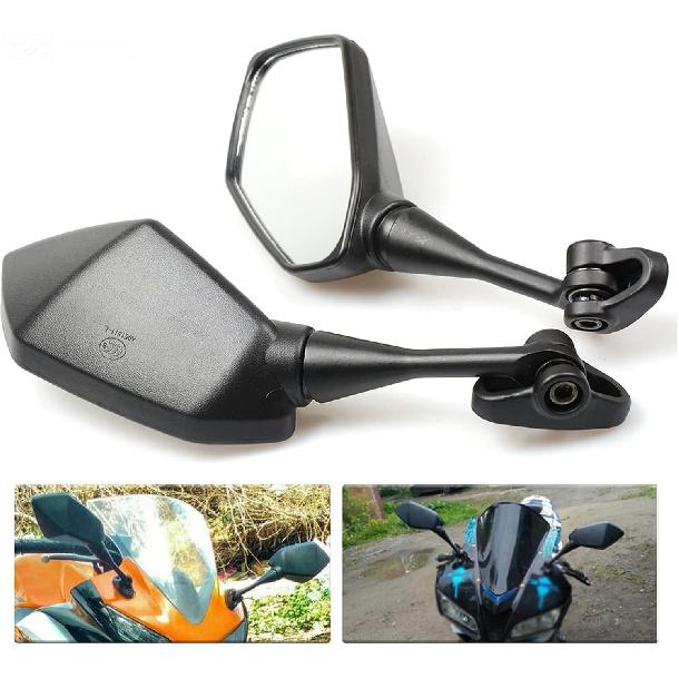 Mamiko Motorcycle Rear View Mirrors Compatible with CBR300R CBR500R CBR600 F4 F4I CBR600RR CBR1000RR CBR900 CBR919 CBR929 CBR954 VTR1000 GT125R