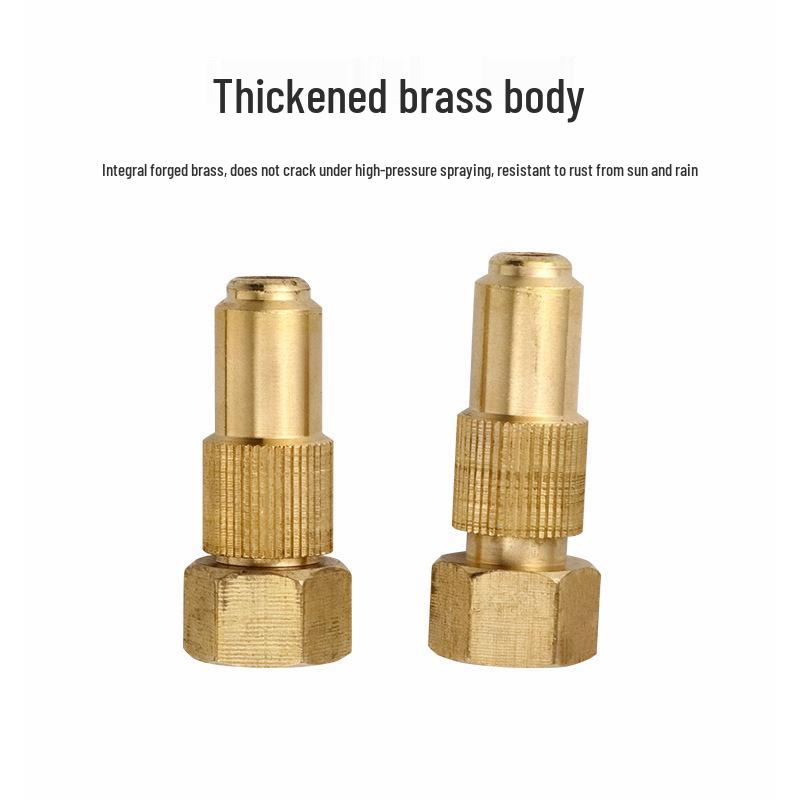 Adjustable Copper Ceramic Garden Sprayer Head for Watering, Irrigation, Dust Removal, and Humidification