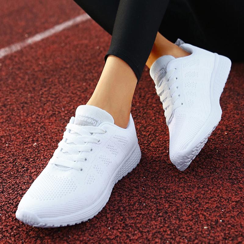 New Women's Sneaker Platform Women's Sports Shoes Walking Casual Sneaker Woman Lace Up Tenis Feminino Women Sneakers