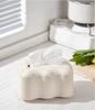 Nordic Decorative Cream Color Desktop Tissue Box Dekor Stue Spisebord Serviettdispenser Bærbar hjemmebil papirholder