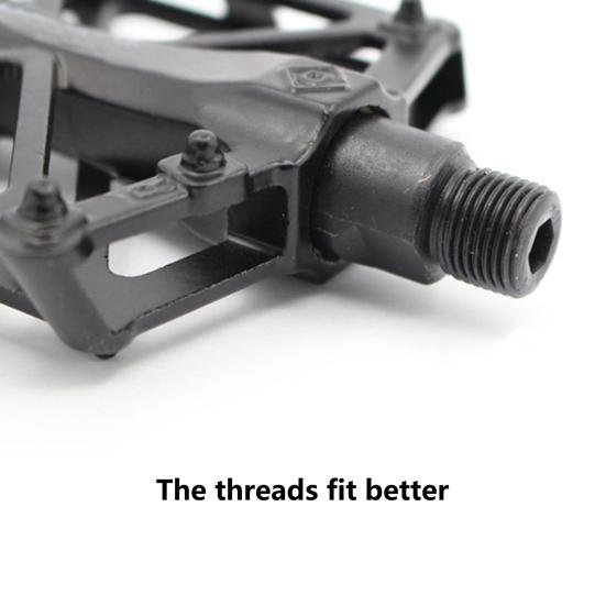 1 Paar Stabile Pedale Gedichtetes Lager Anti-Rutsch-Stifte Gute Zähigkeit Fahrradpedale