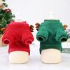 Christmas Dog Clothes Vest Pet Puppy Cat New Year Clothing Coat Cute Costume Soft Fleece Outfit Clothing Pug Chihuahua S-2XL
