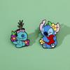 Creative Stitch Metal Badge Star Baby Stitch Alloy Drip Brooch Pin