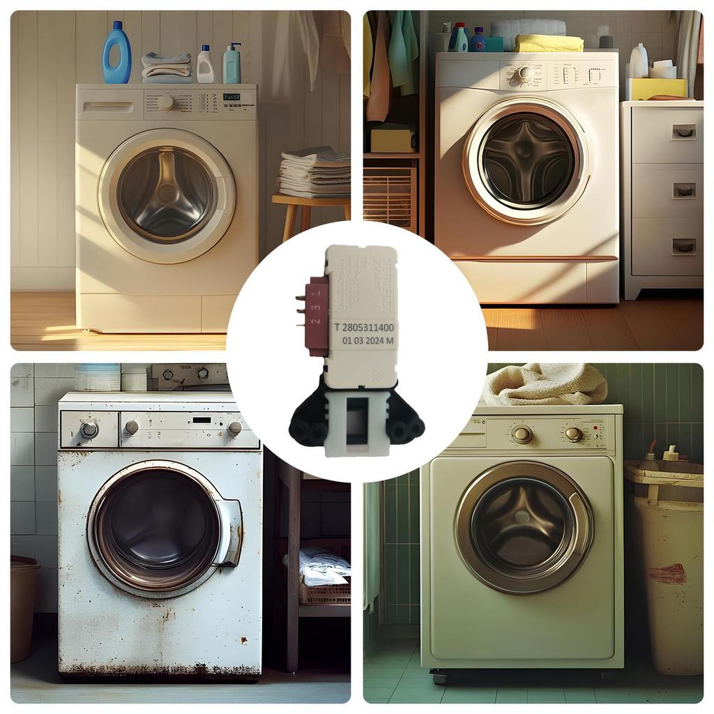 Washing Machine Door Switches Replacement For Washing Machine Safety Protection Stable Smooth Replacement For Home Room Friends