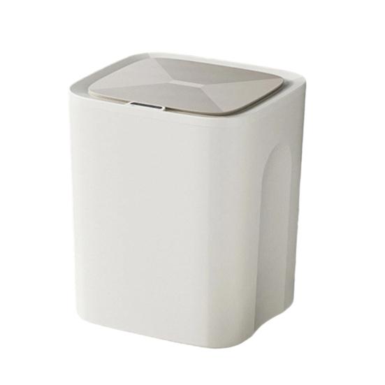 Large Capacity Garbage Bin 16L Automatic Trash Can, 12L 14L Touchless with Odor-Sealing Hygienic Hands Free Waste Lid, Motion Sensor Can for
