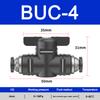 To Turn Switch Manual Ball Current-limiting BUC BTC Series 4mm 6mm Pneumatic Push In Quick Joint Connector Hand Valve