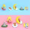 PVC Sleeping Tom and Jerry Car Ornament, Sweet Sleep Dolls for Car Interior Decoration, Cute Cartoon Dashboard Figurine