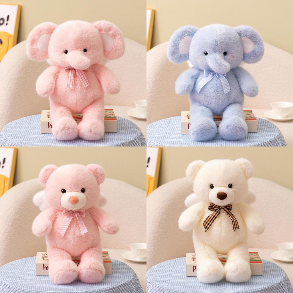 Pluche Teddybeer Met Engelenvleugels Voor Kinderen En Cadeau Geven
