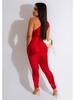 AL240 European & American Women's Metallic Sleeveless Sexy Summer Jumpsuit