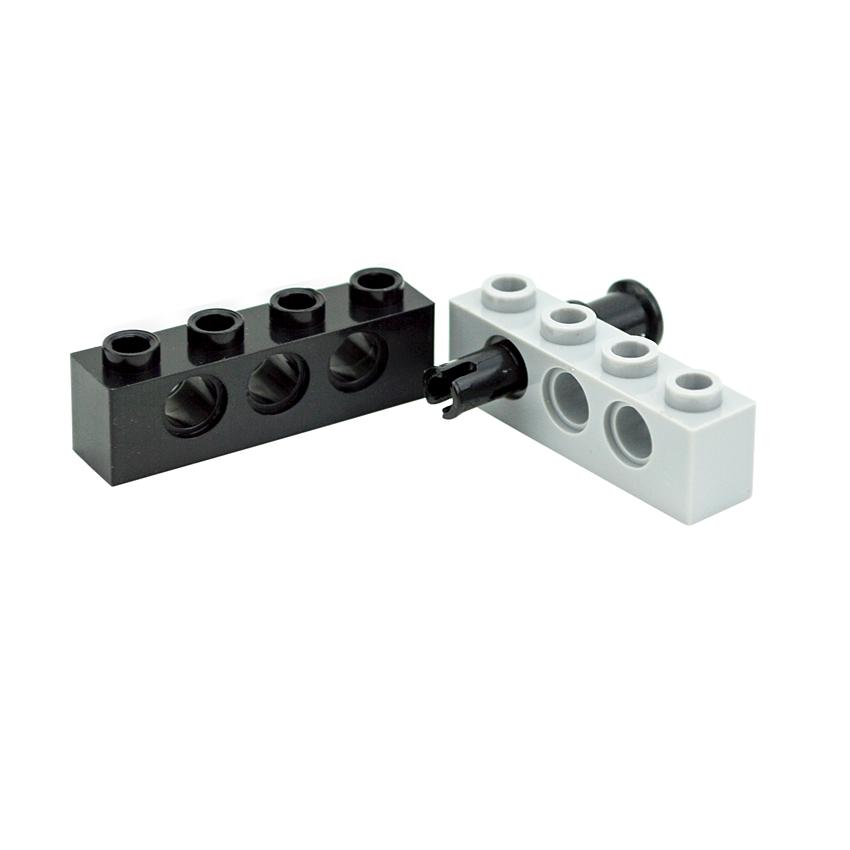 Compatible Assembles Particles 3701 1x4 With 3 Holes For Building Blocks Parts DIY Educational Crea