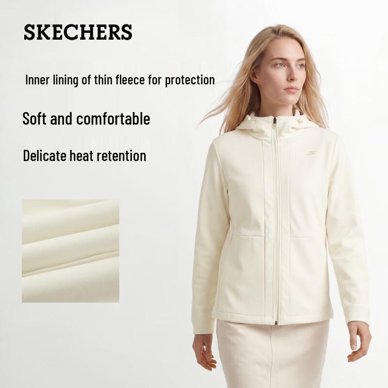 Skechers Women's Autumn Hooded Casual Windbreaker