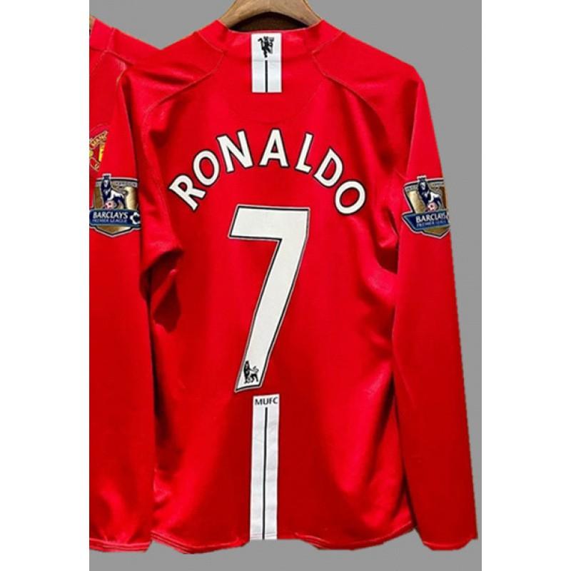 Retro Long Sleeve Soccer Jersey Football Shirt Men Women Vintage Legends Print Sports Training Top