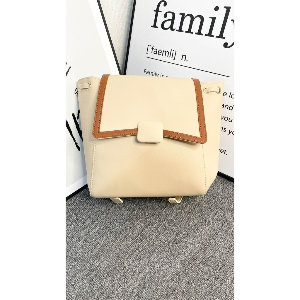 Ielgy Korean Version Ladies Backpack Niche High-End Backpack All-Match Fashion Student Shoulder School Bag