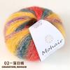 Gradient Mohair Soft Cotton Yarn For DIY Crochet Hand Knitting Yarn Segment Dyed Wool Yarn For Baby Sweater Hat Scarf
