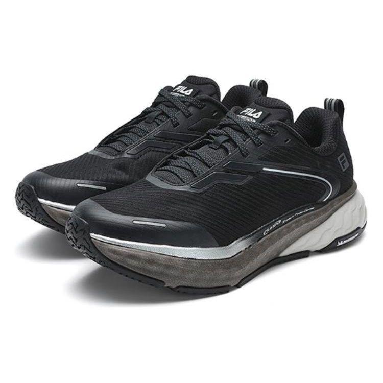 FILA SPD Cheetah Comfortable Versatile Fabric Low-Top Casual Running Shoes Men sneaker Black A12M411116FBB