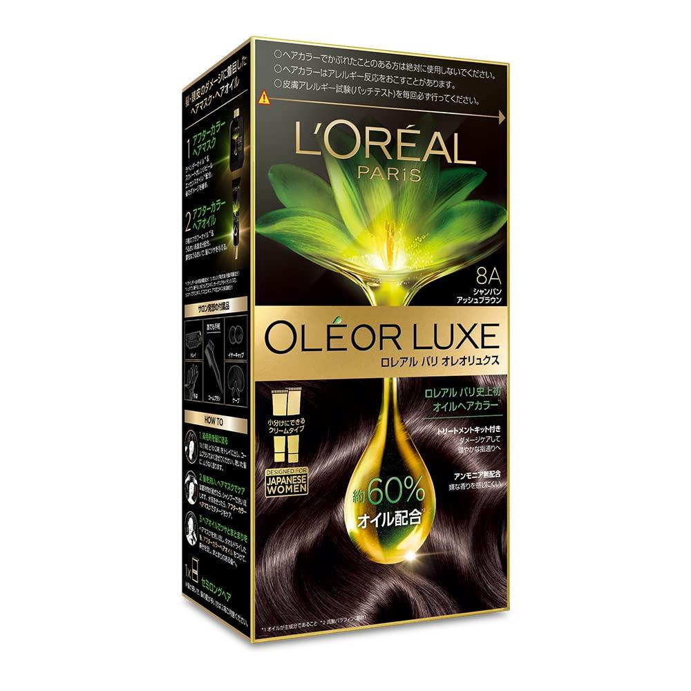 

Paris Oreo Luxe Hair Color 8A Champagne Ash Brown Retouch L Oreal [Quasi-drug] Womens Mens