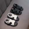 Beach Shoes Open Toes Non-slip Casual Sandals Handsome Soft Sole  Summer New Children Fashion Shoes Hook&loop Trend