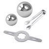 Stainless Steel Espresso Chilling Ball Set Reusable Espresso Cooling Balls  Retain Original Flavor