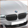 2 3-Loch Auto Motorhaube Kofferraum Front Heck Emblem Logo Aufkleber für BMW E61 E81 E87 1 2 3 4 5 6 7 Serie X1 X3 X4 X5 X6 F20