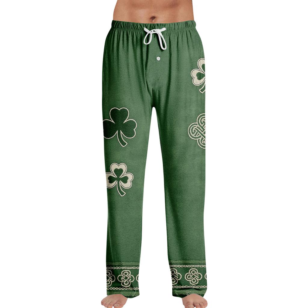 Men's St. Patrick's Day Print Home Sleep Pants