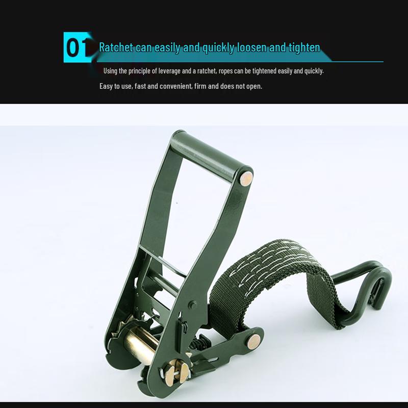 Heavy-Duty Car Tie-Down Strap
