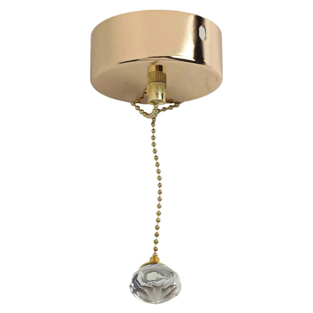 Ceiling Mounted Pull Cord Light Switch Kit With Antique Brass Finish Perfect For Enhancing Bathroom Lighting Experience