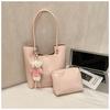 New High-End Underarm Mother And Child Bag Women'S Popular Fashion Simple Shoulder Bag Large-Capacity Commuter Tote Bag