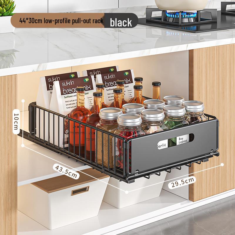 Cassetto Organizer Estraibile Sottolavello e Porta Spezie