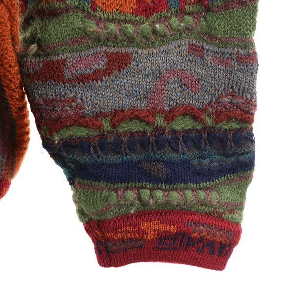 Coogi 90s Old 3D Overall Handle Long Sleeve Wool Sweater M Knit Men's Used