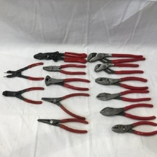 

Mac Tools Pliers Wrench Nippers Set of 13
