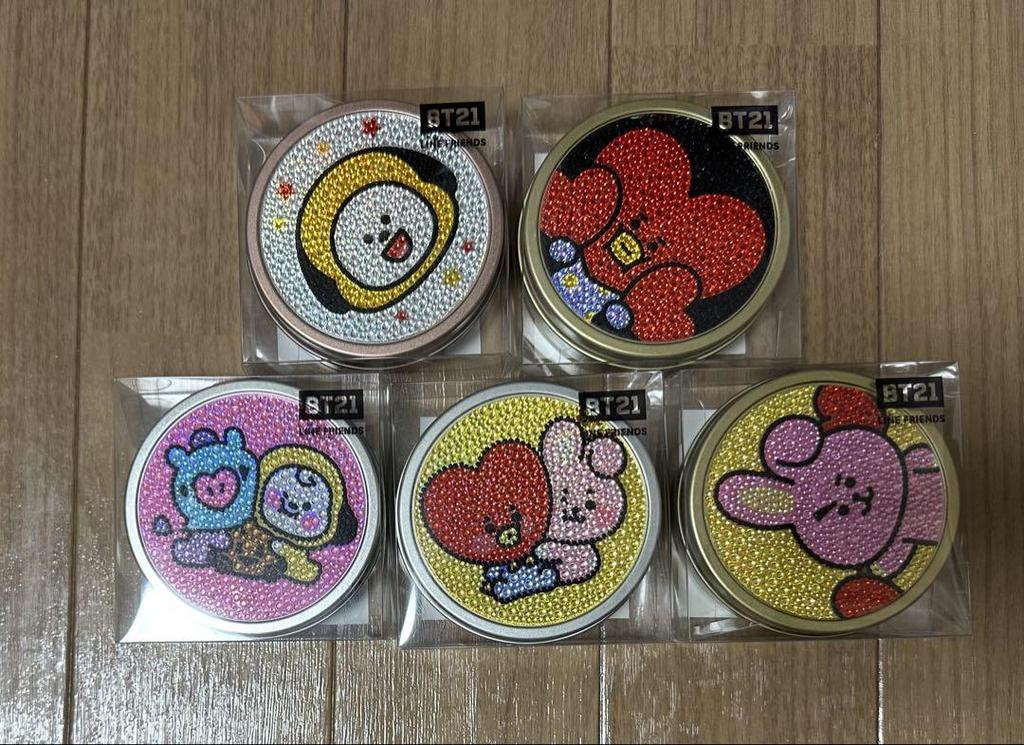[USED] BT21 Stone Tin Case