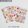 6Pcslot Korean Waterproof Cartoon Cute Transparent Diy Decoration Stickers Hand Account Stickers Kawaii Plastic Cup Stickers