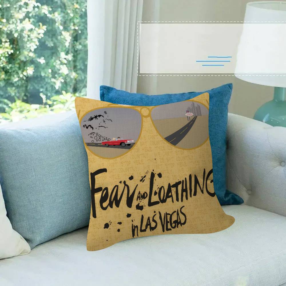 MOVIE Fear Loathing Las Vegas Cushion Cover Decorative Pillow Sofa Home Decor case pillow cases
