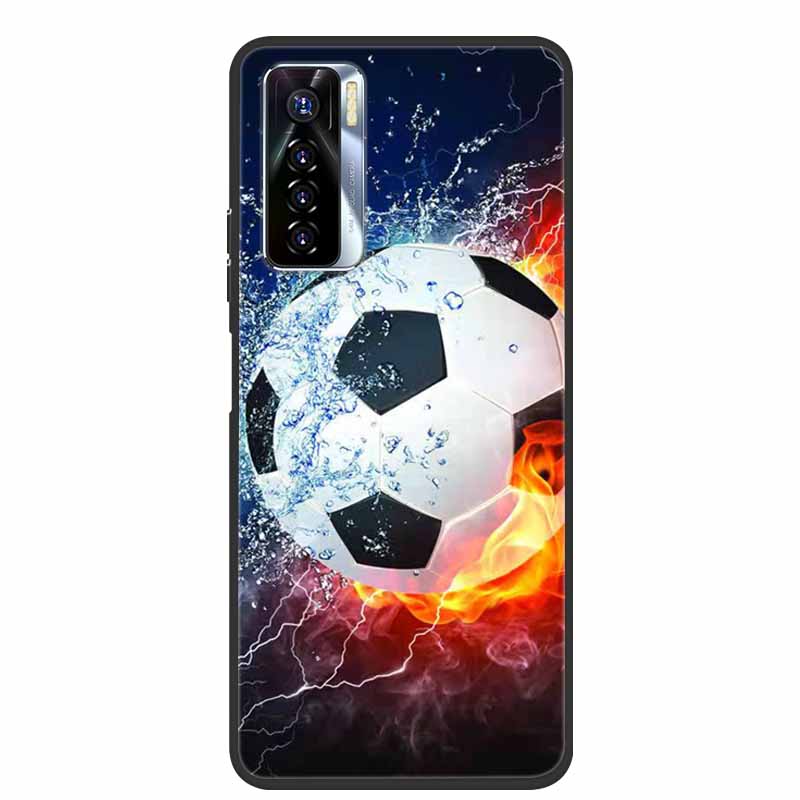 For Tecno Camon 17 Pro Cases 17P 17 Soft TPU Silicone Phone Cover for Tecno Camon 17P Back Cover Bumper Fundas Camon17 CG7n Capa