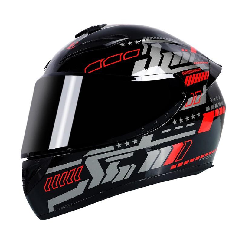 Full Face Motorcycle Helmet Men Women ABS Winter Riding Safety With Bluetooth Compatible Scooter Bike