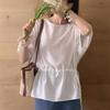 New Arrivals Open Run Women Loose Fit String Summer Blouse