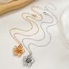 Vintage Flower Pendant Necklaces For Women Fashion Classic Floral Necklace Couple Plant Aesthetic Jewelry Gifts