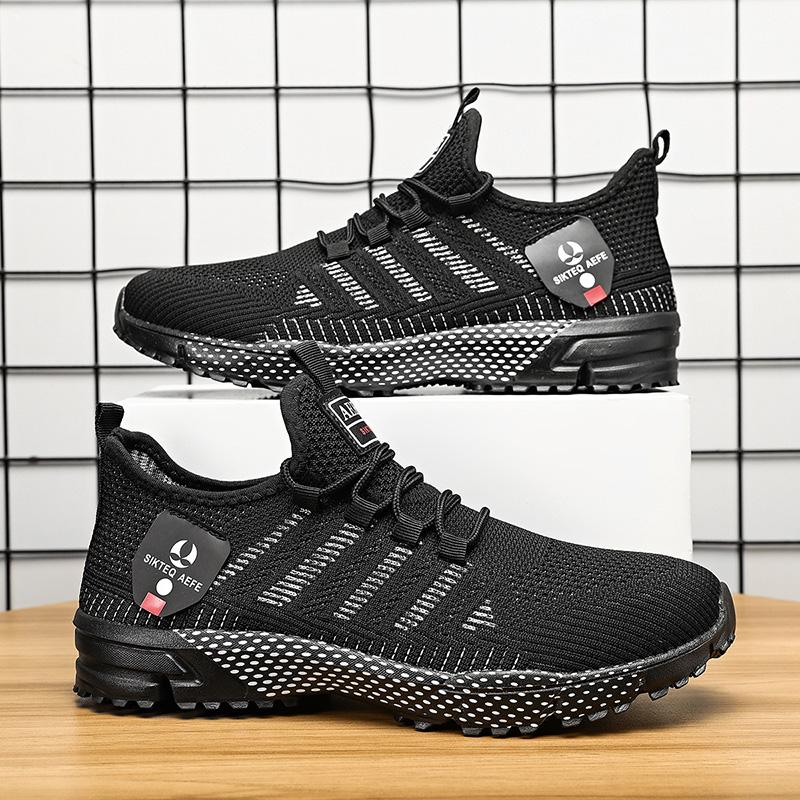 Létající sportovní boty Letní nové běžecké boty Prodyšné lehké síťované boty Pánské ležérní boty