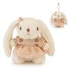 Hug Baby Lily Long-Eared Rabbit Plush Toy: Cute Pendant Doll In Baby Clothes for Children and Girls' Birthdays