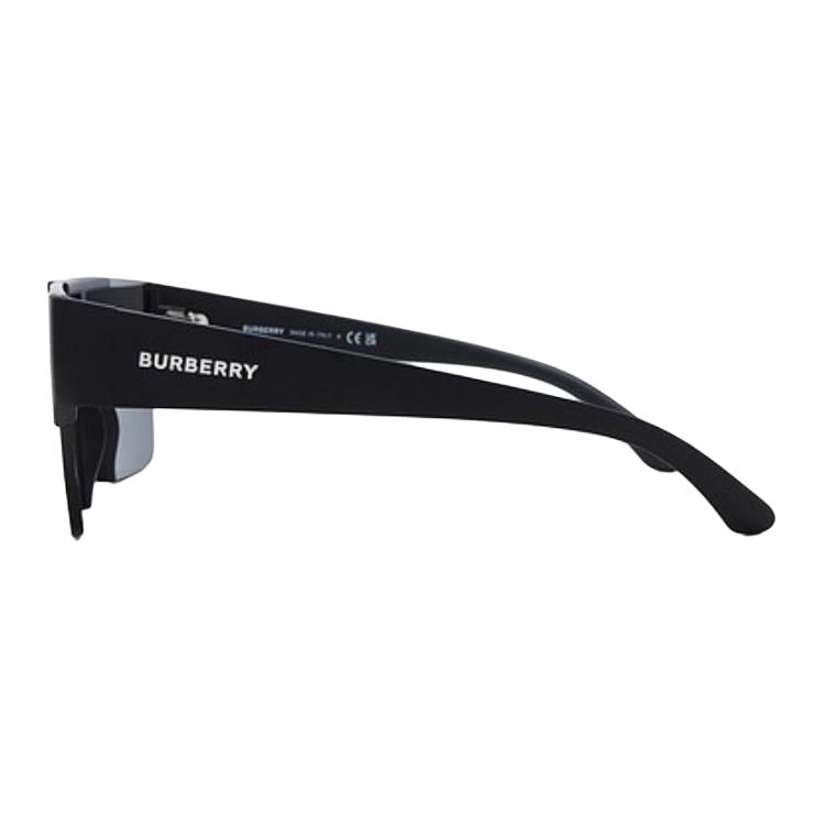 Burberry Side logo Acetate Irregular Sunglasses Men's Black