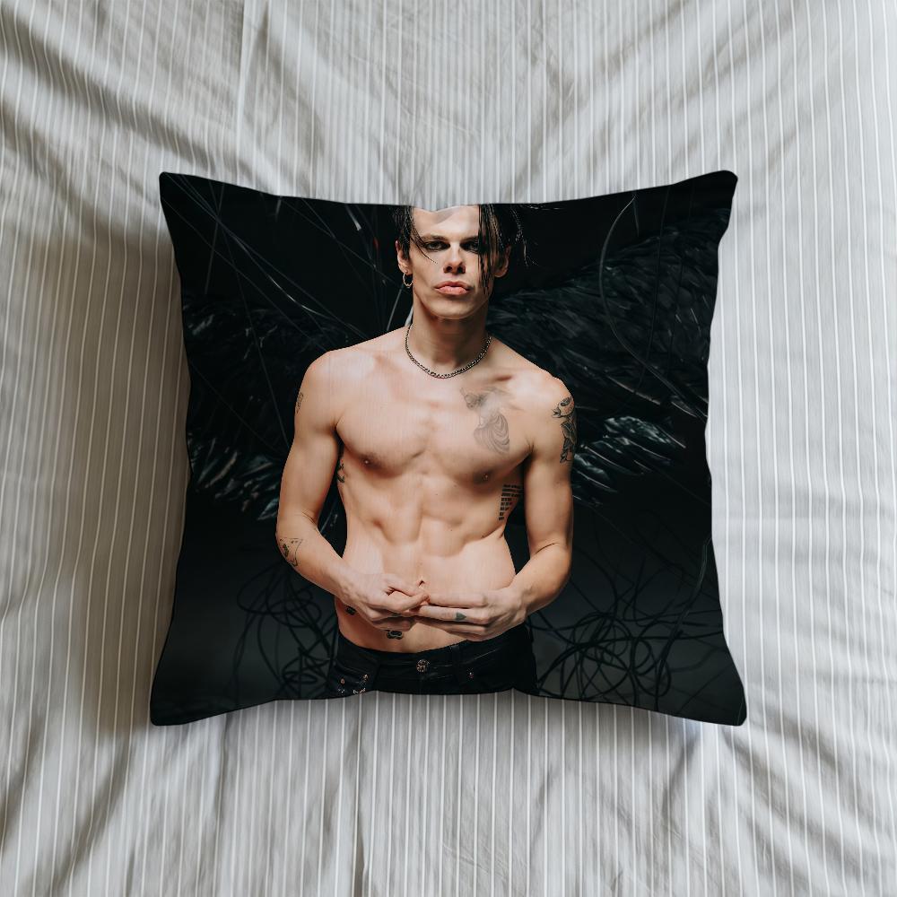 Cushion Cover Soft English Y-YUNGBLUDS-ES Case Sofa Living Room Home Comfortable Singer Office Decor Protective Pillow Idols